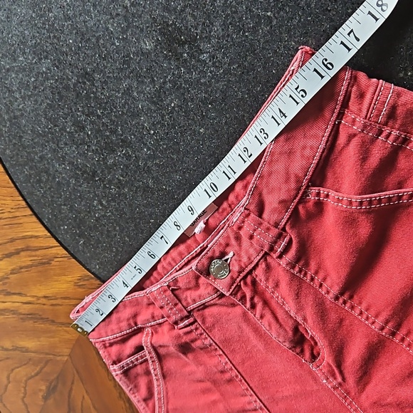 Garage Dani Carpenter Utility Pants In Red Size 7 - Picture 11 of 15